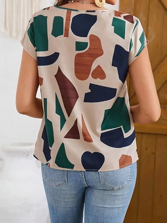 Coria Regular Fit Tops For Women|Stylish, Short Sleeves, And Breathable Fabric|Perfect For Casual, Office, And Everyday Outfits